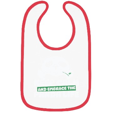 Discover Keep Calm And Embrace The Panda Life Panda Bear Bibs