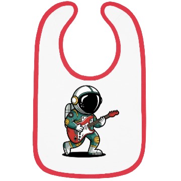 Discover Astronaut playing guitar Bibs