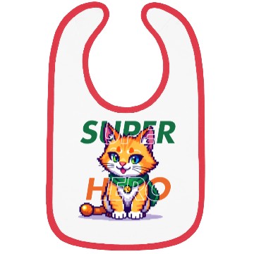 Discover SUPER HERO CAT Bibs