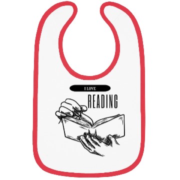 Discover I Love Reading - Book Lover Bibs