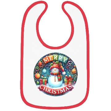 Discover Merry Christmas, Christmas Retro Bibs