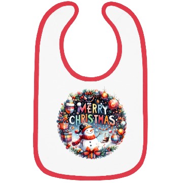 Discover Merry Christmas, Christmas Vintage Bibs