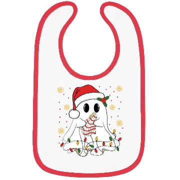 Discover Ghost Christmas, Merry Christmas Bibs