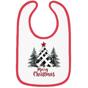 Discover Christmas Tree, Merry Christmas Bibs