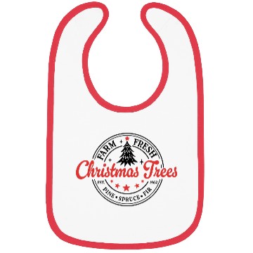 Discover Christmas Trees, Merry CHristmas Bibs