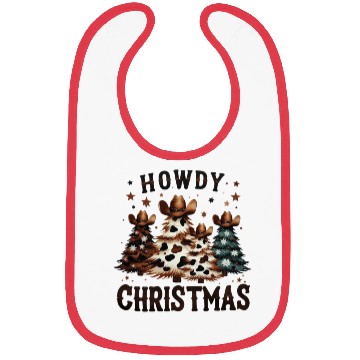 Discover Howdy Christmas, Western Christmas Bibs