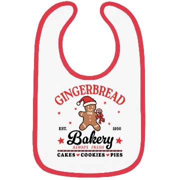 Discover Gingerbread Christmas, Christmas Vintage Bibs