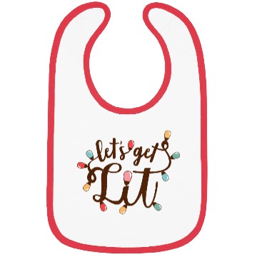 Discover Lets Get Lit, Merry Christmas Bibs
