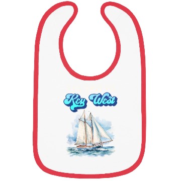 Discover SAIL AWAY TO KEY-WEST Florida Keys Sunshine-State Bibs