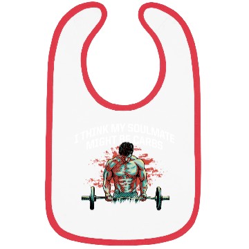 Discover My Soulmate Might Be Carbs Funny Workout Humor Gym Bibs