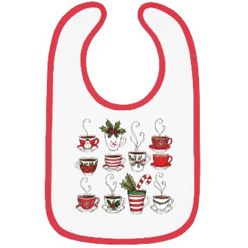 Discover Merry christmas greetings candi cane Bibs