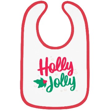 Discover Christmas Holly Jolly Bibs