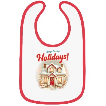 Discover Home for the Holidays, Merry Christmas Bibs