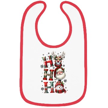 Discover Ho Ho Ho, Merry Christmas Bibs