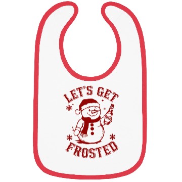 Discover Lets Get Frosted, Merry Christmas Bibs