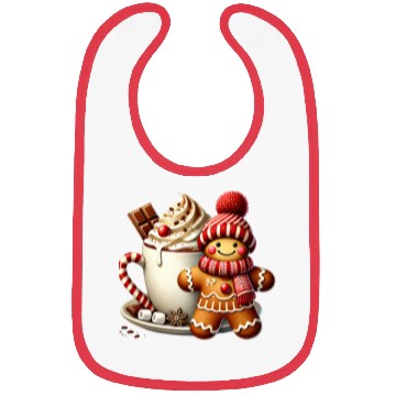 Discover Gingerbread Christmas, Merry Christmas Bibs