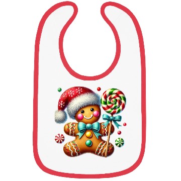 Discover Gingerbread Christmas, Merry Christmas, Candy Bibs