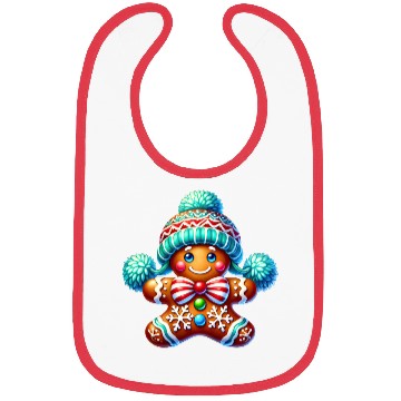 Discover Gingerbread Christmas, Merry Christmas Bibs
