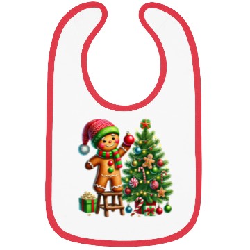 Discover Gingerbread Christmas, Merry Christmas Bibs