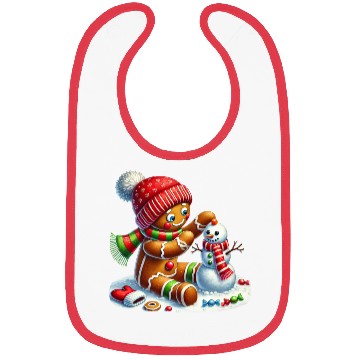 Discover Gingerbread Christmas, Merry Christmas Bibs