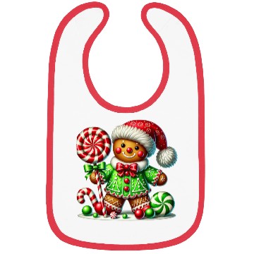 Discover Gingerbread Christmas, Merry Christmas, Candy Bibs