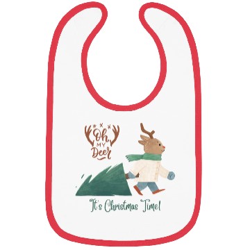 Discover Oh my deer It s Christmas Time Bibs