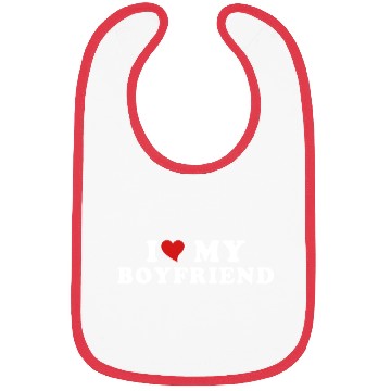 Discover i Love My Boyfriend Bibs