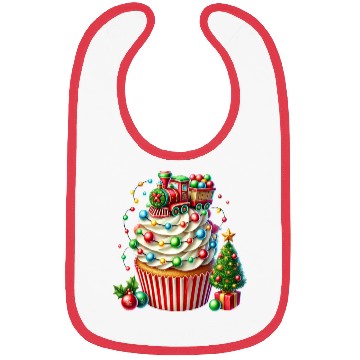 Discover Christmas ice cream, Merry Christmas Bibs