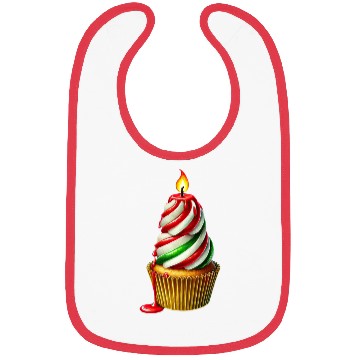 Discover Christmas ice cream, Merry Christmas Bibs