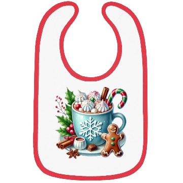 Discover Christmas ice cream, Coquette Chistmas Bibs