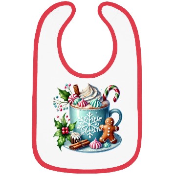 Discover Christmas ice cream, Coquette Chistmas Bibs