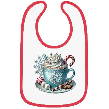Discover Christmas ice cream, Coquette Chistmas Bibs