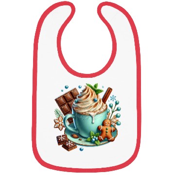 Discover Christmas ice cream, Coquette Chistmas Bibs