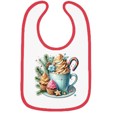 Discover Christmas ice cream, Coquette Chistmas Bibs