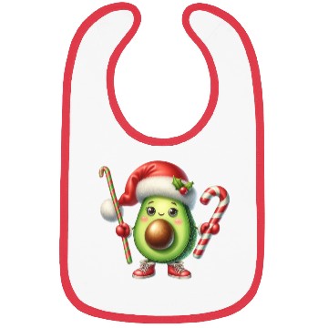 Discover Christmas Avocado, Merry Christmas Bibs