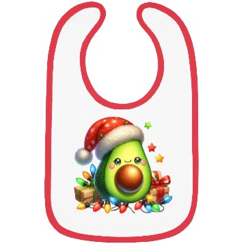 Discover Christmas Avocado, Merry Christmas Bibs