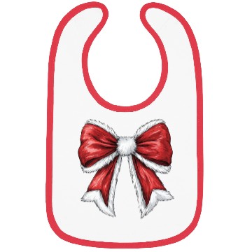 Discover Christmas Bow, Merry Christmas Bibs