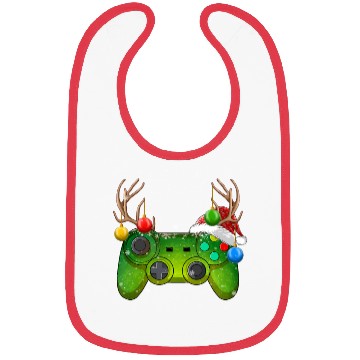 Discover Video Game Controller Christmas Lights Gamer Bibs