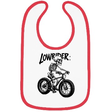 Discover Lowrider Skeleton Art Bibs