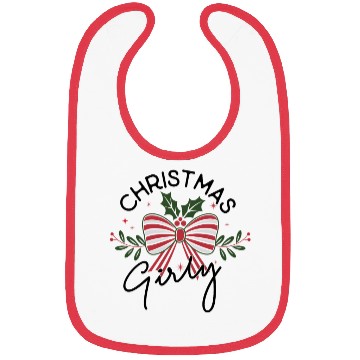 Discover Christmas girly Bibs