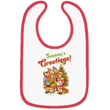 Discover Merry christmas, Christmas Retro Bibs