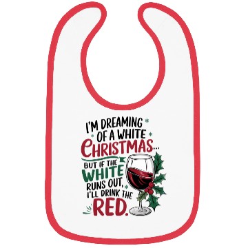 Discover Im dreaming of a white Christmas Bibs