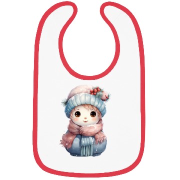 Discover Snow Christmas, Merry Christmas Bibs