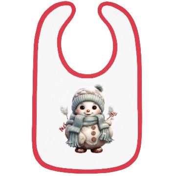 Discover Snow Christmas, Merry Christmas Bibs