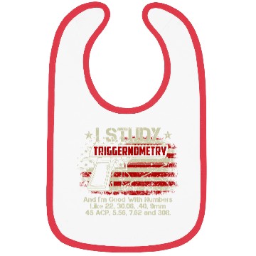 Discover I Study Triggernometry Good With Numbers Gun Bibs