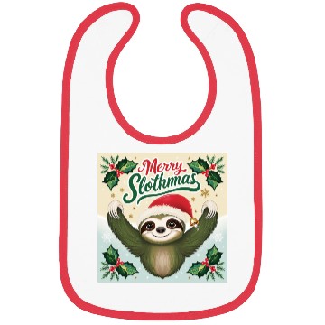 Discover Merry Sloath christmas Bibs