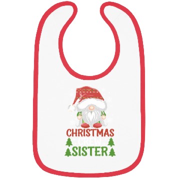 Discover Christmas Crew Sister Gnome Bibs