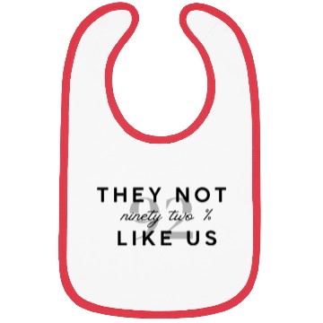 Discover They Not Like us Bibs