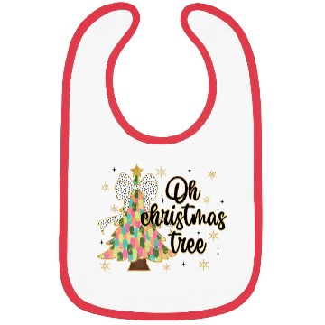 Discover Christmas Tree, Merry Christmas Bibs