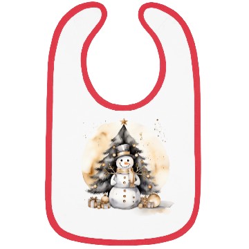 Discover Black Gold Snowman Bibs